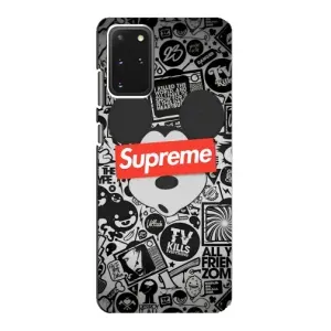 Чехол с Брендами одежды на Самсунг С20 (Supreme Маус)