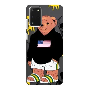 Чехлы Мишка Тедди для Самсунг С20 (Teddy USA)