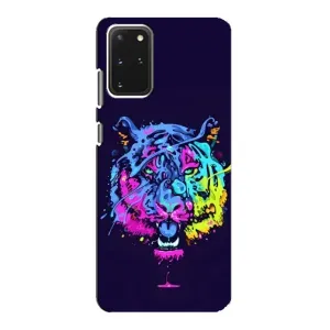 Силіконовий бампер з картинкою звірів для Samsung Galaxy S20 (Тигр-Арт)