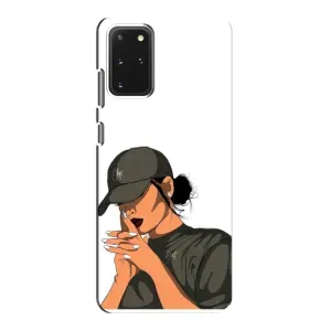 Силіконовый Чохол на Samsung Galaxy S20 з картинкой Модных девушек (У зеленому)