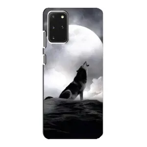 Чохол з Вовком на Samsung Galaxy S20 (Вовк і місяць)