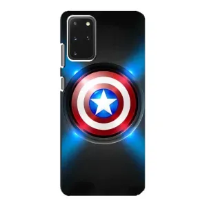 Чохол с Щітом Капітана Америки на Samsung Galaxy S20 (Яскраий Щит Капітана)
