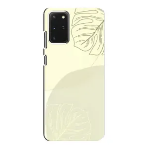 Чехол цветочный дизайн для Samsung Galaxy S20 (Зелёный фон)