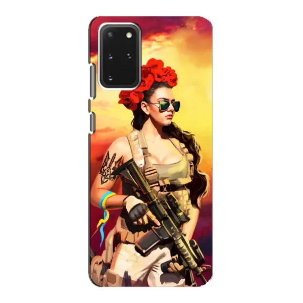 Чехол с рисунком «Женщина солдат» для Samsung Galaxy S20 Чехол с рисунком «Женщина солдат» для Samsung Galaxy S20