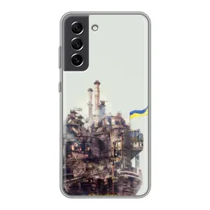 Чехлы на военную тематику для Samsung Galaxy S21 FE (Азовсталь)