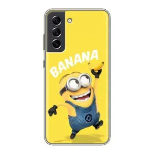 Мультяшный принт на Чехол для Самсунг С21 ФЕ (Banana)