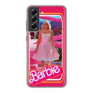 Силиконовый Чехол Барби Фильм на Samsung Galaxy S21 FE (Барби Марго)