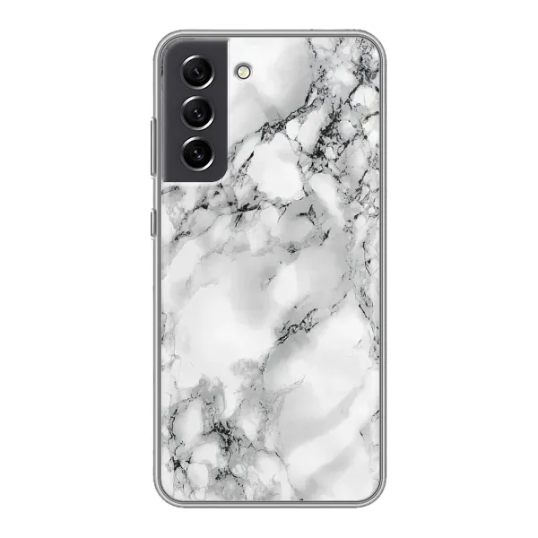 Чехол с рисунком «Белый мрамор» для Samsung Galaxy S21 FE Чехол с рисунком «Белый мрамор» для Samsung Galaxy S21 FE