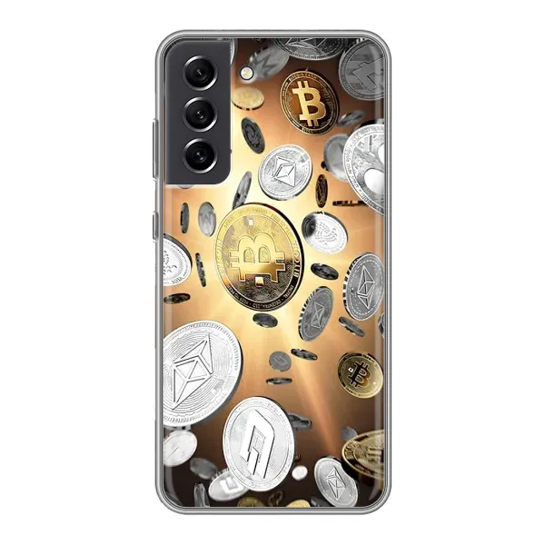 Чехол с рисунком «Биток» для Samsung Galaxy S21 FE Чехол с рисунком «Биток» для Samsung Galaxy S21 FE