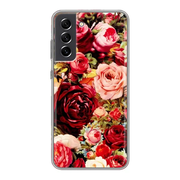 Чехол с рисунком «Букет цветов» для Samsung Galaxy S21 FE Чехол с рисунком «Букет цветов» для Samsung Galaxy S21 FE