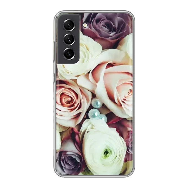 Чехол с рисунком «Букет РОЗ» для Samsung Galaxy S21 FE Чехол с рисунком «Букет РОЗ» для Samsung Galaxy S21 FE
