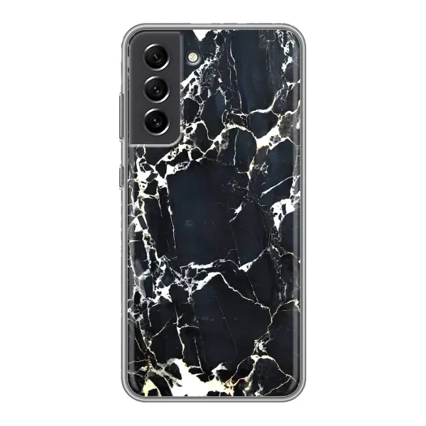 Чехол с рисунком «Чёрный мрамор» для Samsung Galaxy S21 FE Чехол с рисунком «Чёрный мрамор» для Samsung Galaxy S21 FE