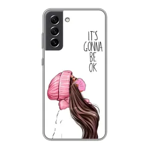 Чехол Стильные девушки на Samsung Galaxy S21 FE (Девушка в маске)