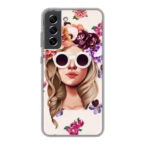 Чехол с картинкой Модные Девчонки Samsung Galaxy S21 FE (Девушка в очках)