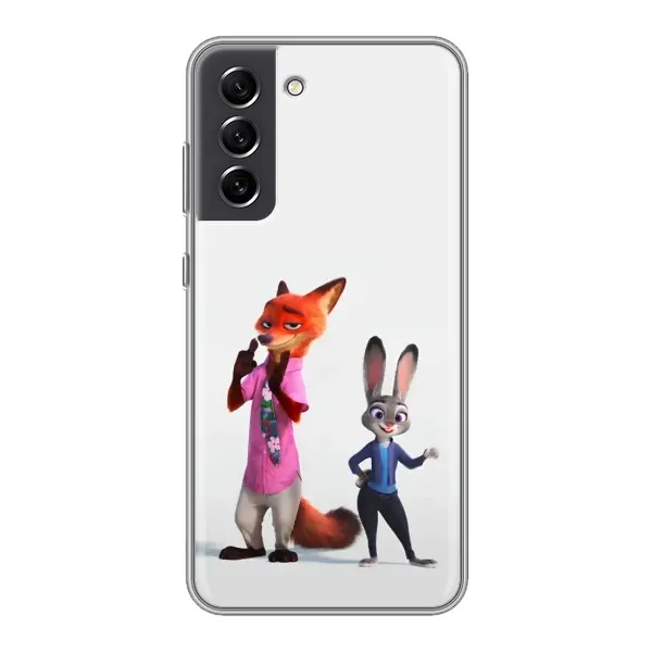 Чехол с рисунком «Джуди и Ник» для Samsung Galaxy S21 FE Чехол с рисунком «Джуди и Ник» для Samsung Galaxy S21 FE
