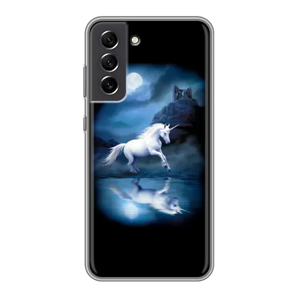 Чехол с рисунком «Единорог» для Samsung Galaxy S21 FE Чехол с рисунком «Единорог» для Samsung Galaxy S21 FE