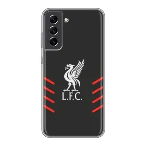 Силиконовые Чехлы принт Футбол на Samsung Galaxy S21 FE (Эмблема Liverpool)