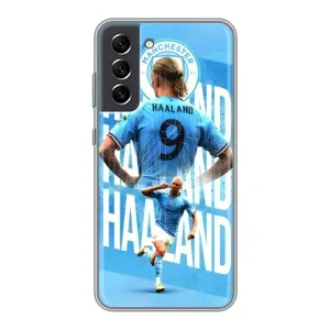 Чехлы с принтом для Samsung Galaxy S21 FE Футболист (Erling Haaland)