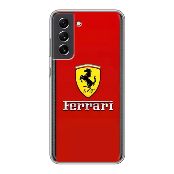 Чехол с рисунком «Ferrari Logo» для Samsung Galaxy S21 FE
