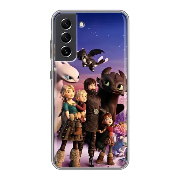 Чехол с рисунком «Герои дракона» для Samsung Galaxy S21 FE Чехол с рисунком «Герои дракона» для Samsung Galaxy S21 FE