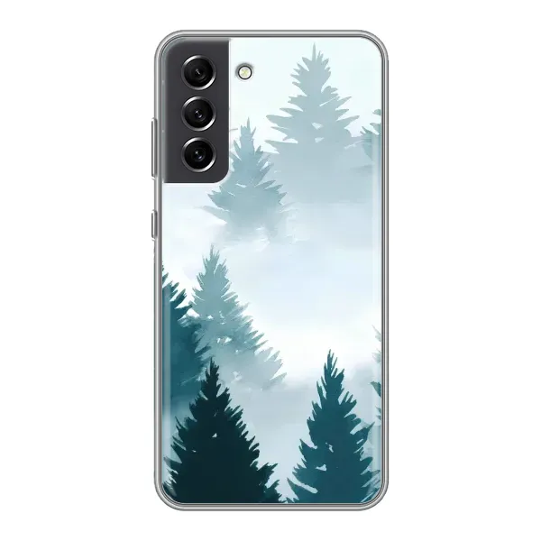 Чехол с рисунком «Горный лес» для Samsung Galaxy S21 FE Чехол с рисунком «Горный лес» для Samsung Galaxy S21 FE