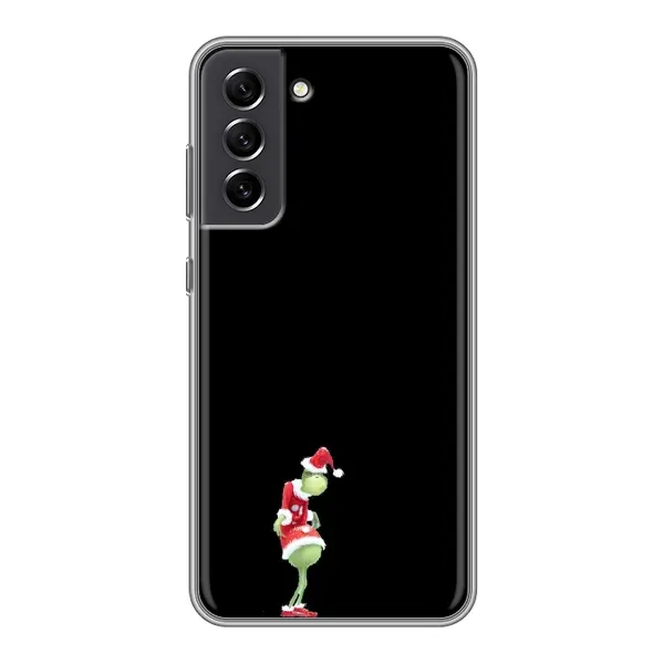 Чехол с рисунком «Гринч на чорном» для Samsung Galaxy S21 FE Чехол с рисунком «Гринч на чорном» для Samsung Galaxy S21 FE