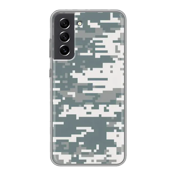 Чехол с рисунком «Камуфляжный Хаки» для Samsung Galaxy S21 FE Чехол с рисунком «Камуфляжный Хаки» для Samsung Galaxy S21 FE
