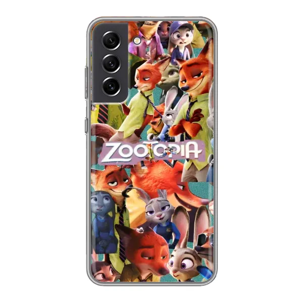 Чехол с рисунком «Коллаж героев» для Samsung Galaxy S21 FE Чехол с рисунком «Коллаж героев» для Samsung Galaxy S21 FE