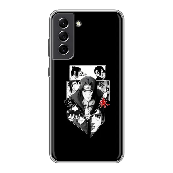 Чехол с рисунком «Коллаж Итачи» для Samsung Galaxy S21 FE Чехол с рисунком «Коллаж Итачи» для Samsung Galaxy S21 FE