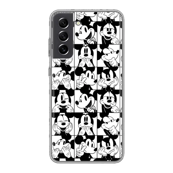 Чехол с рисунком «Коллаж Микки Маус» для Samsung Galaxy S21 FE