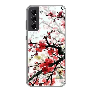 Чехол с принтом САКУРЫ на Samsung Galaxy S21 FE (Красивая Сакура)