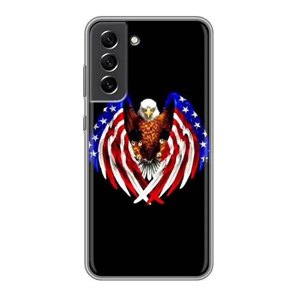 Чехол с рисунком «Крылья США» для Samsung Galaxy S21 FE Чехол с рисунком «Крылья США» для Samsung Galaxy S21 FE