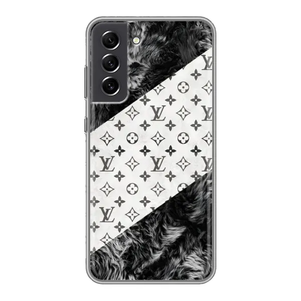 Чехол с рисунком «LV на белом» для Samsung Galaxy S21 FE Чехол с рисунком «LV на белом» для Samsung Galaxy S21 FE