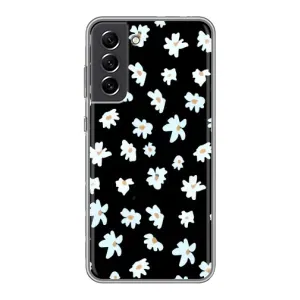 Чехол с ромашками на Samsung Galaxy S21 FE (Маленькие ромашки)