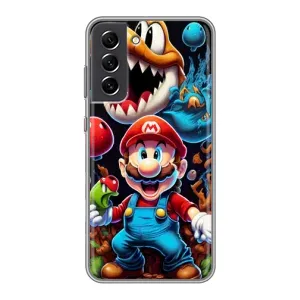 Чехол КИБЕРСПОРТ для Samsung Galaxy S21 FE (Марио)
