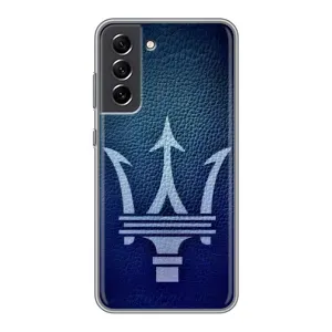 Чехлы с тематикой "Крутые машины" на Samsung Galaxy S21 FE (Лого Maserati)