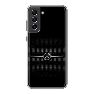 Силиконовый бампер с картинкой машины на Samsung Galaxy S21 FE (Mercedes)