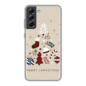 Чехол Санта Клаус для Samsung Galaxy S21 FE (Merry Christmas)