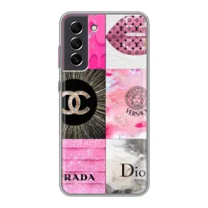 Чехол (Dior, Prada, YSL, Chanel) для Samsung Galaxy S21 FE (Модница)