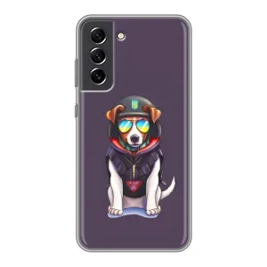 Чехол с принтом Собаки Патрон для Samsung Galaxy S21 FE (Модный Патрон)