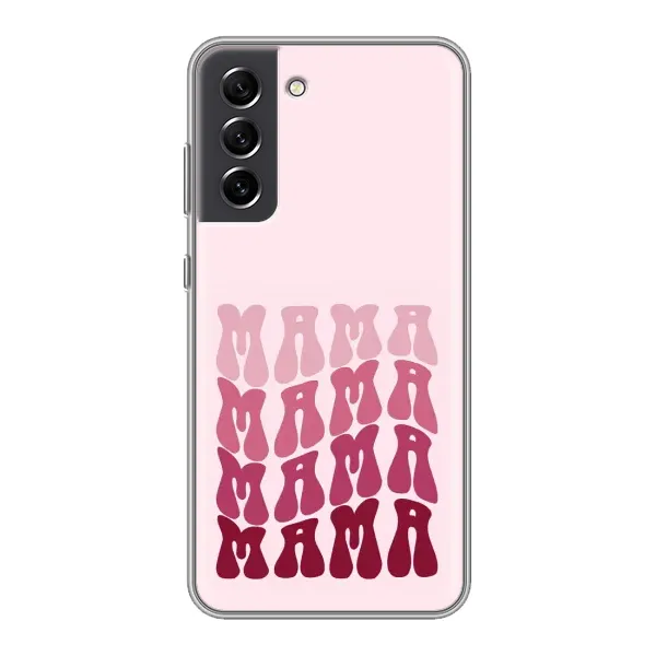 Чехол с рисунком «Надпись мама» для Samsung Galaxy S21 FE Чехол с рисунком «Надпись мама» для Samsung Galaxy S21 FE