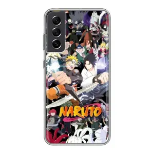 Купить Чехлы на телефон с принтом Anime для Samsung Galaxy S21 FE (Наруто постер)