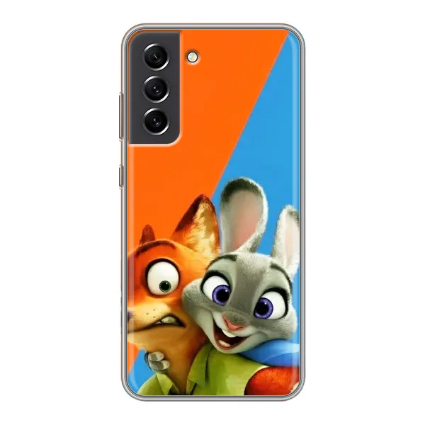 Чехол с рисунком «Ник и Хопс» для Samsung Galaxy S21 FE Чехол с рисунком «Ник и Хопс» для Samsung Galaxy S21 FE