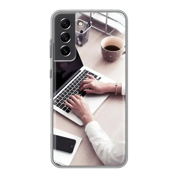 Чехол с рисунком «Офисный работник» для Samsung Galaxy S21 FE Чехол с рисунком «Офисный работник» для Samsung Galaxy S21 FE