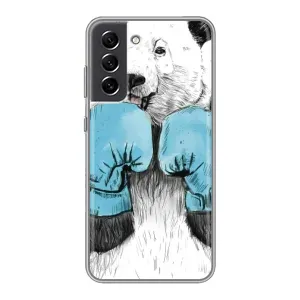 Чехлы с Пандами на Samsung Galaxy S21 FE (Панда боксер)