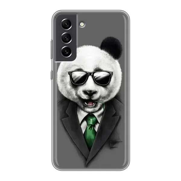 Чехол с рисунком «Панда в очках» для Samsung Galaxy S21 FE Чехол с рисунком «Панда в очках» для Samsung Galaxy S21 FE