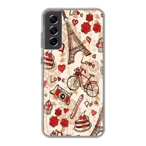 Чехол с Эйфелевой башней на Samsung Galaxy S21 FE (Париж мечта)