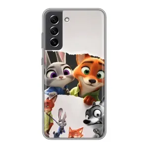 Силиконовый чехол с принтом Зоотрополіс для Samsung Galaxy S21 FE (Персонажи Зоо)