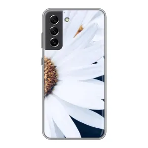 Чехол с ромашками на Samsung Galaxy S21 FE (Пол ромашки)