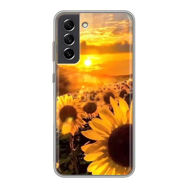 Чехол с рисунком «поле подсолнухов» для Samsung Galaxy S21 FE